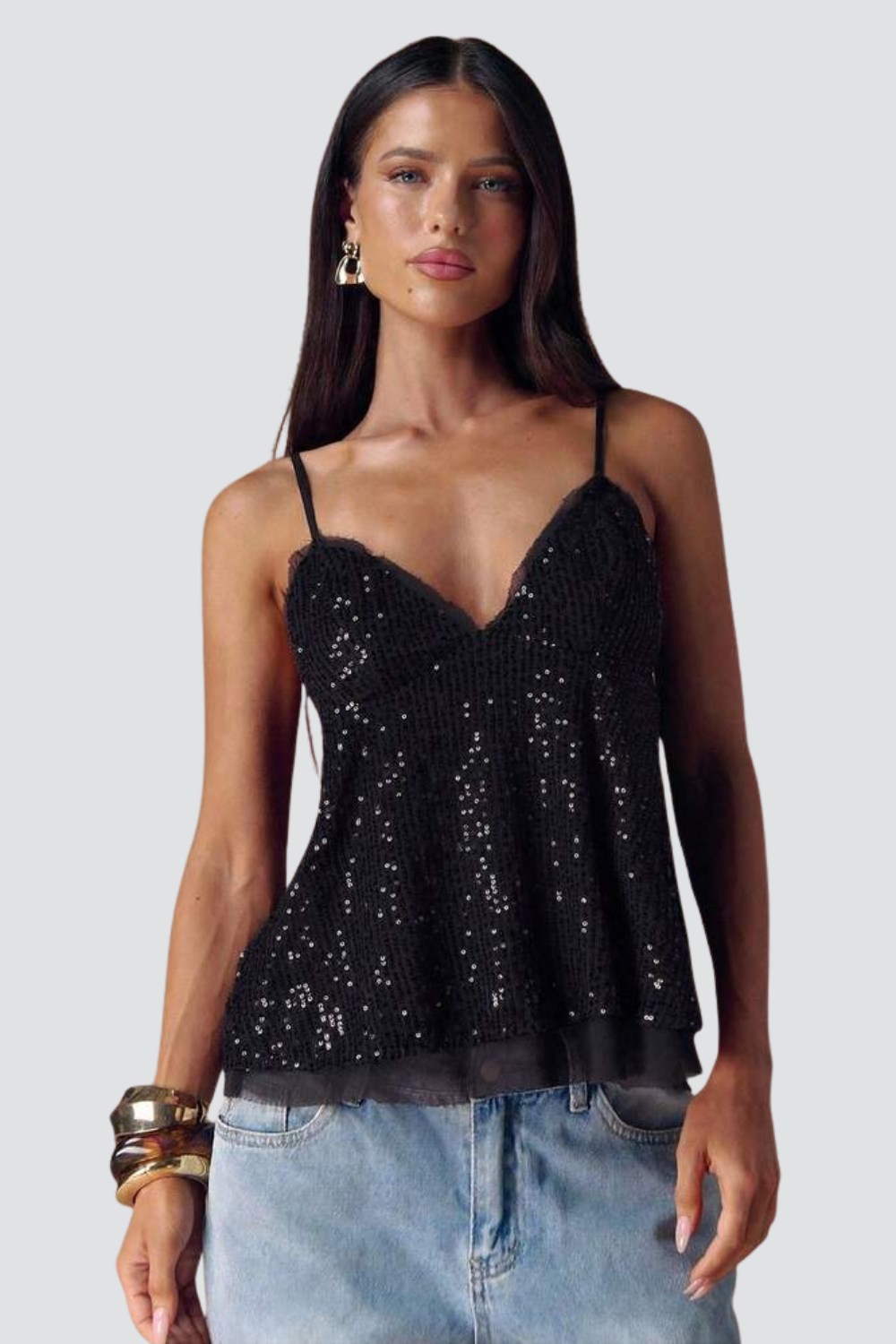 KAYO | SEQUIN TANK TOP