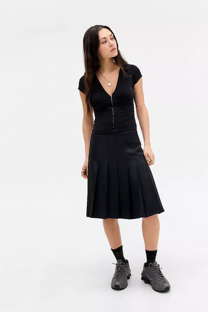 KAYO | HOOK & EYELET BUTTON-DOWN SHIRT