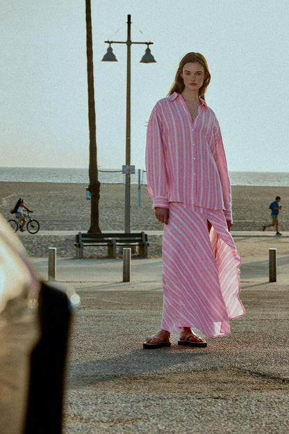 KAYO | ENSEMBLE OVERSIZE À RAYURE
