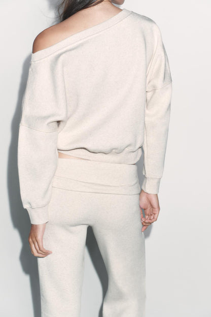 KAYO | SWEAT ASYMÉTRIQUE EN MOLLETON