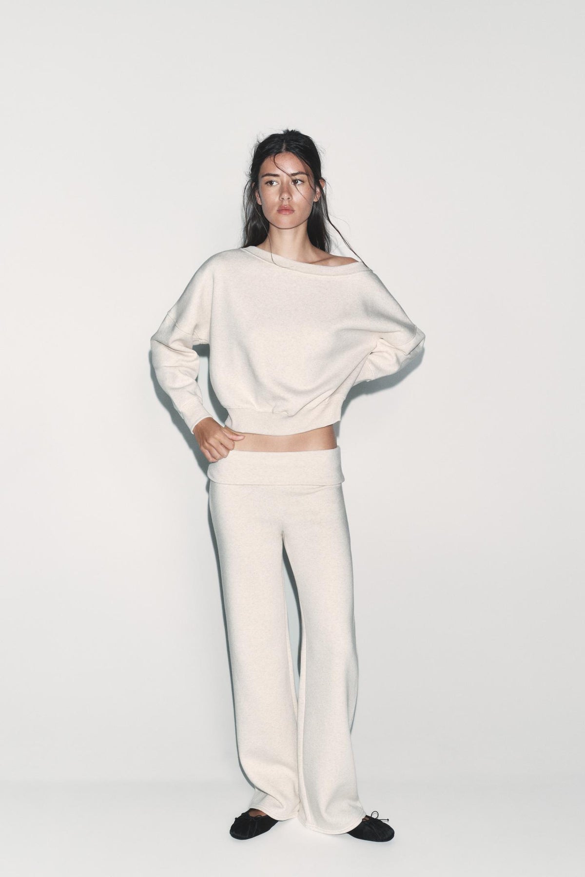 KAYO | SWEAT ASYMÉTRIQUE EN MOLLETON