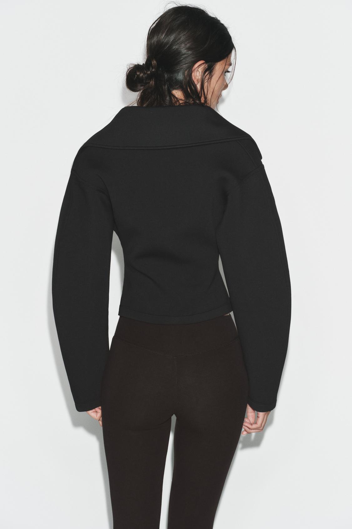 KAYO | FITTED NEOPRENE-EFFECT JACKET