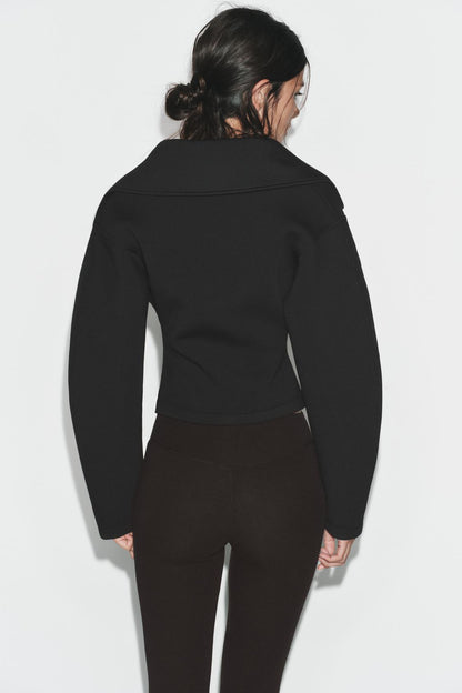 KAYO | FITTED NEOPRENE-EFFECT JACKET