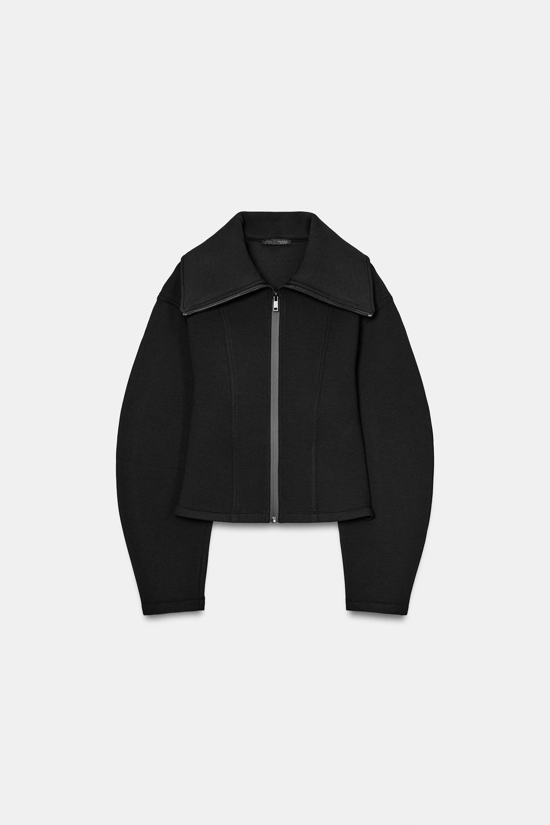 KAYO | FITTED NEOPRENE-EFFECT JACKET