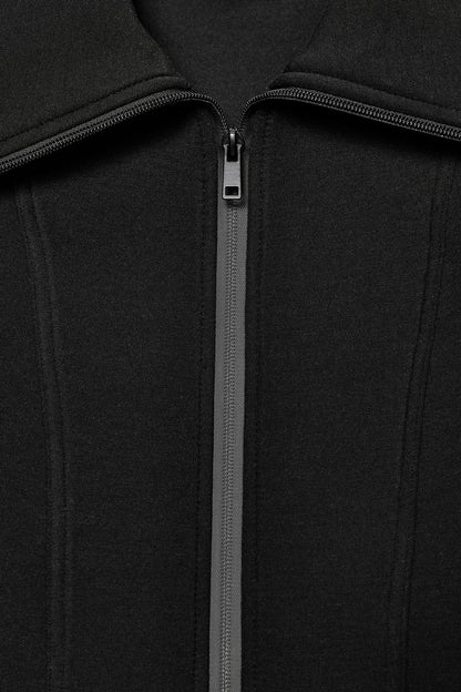 KAYO | FITTED NEOPRENE-EFFECT JACKET