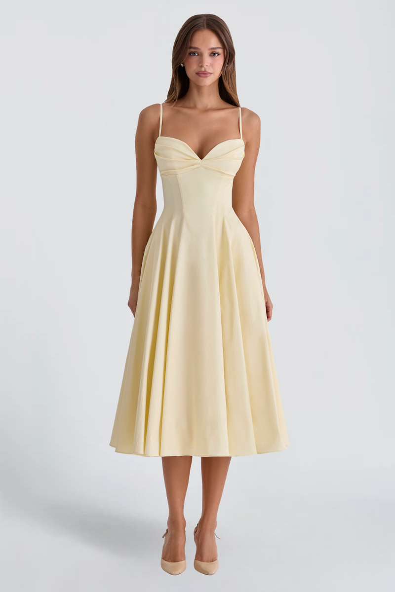 KAYO | SHORT DRESS LEMON MIDI