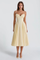 KAYO | ROBE COURTE  MIDI CITRON