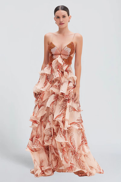 KAYO | MARIPOSA FLORAL MAXI DRESS