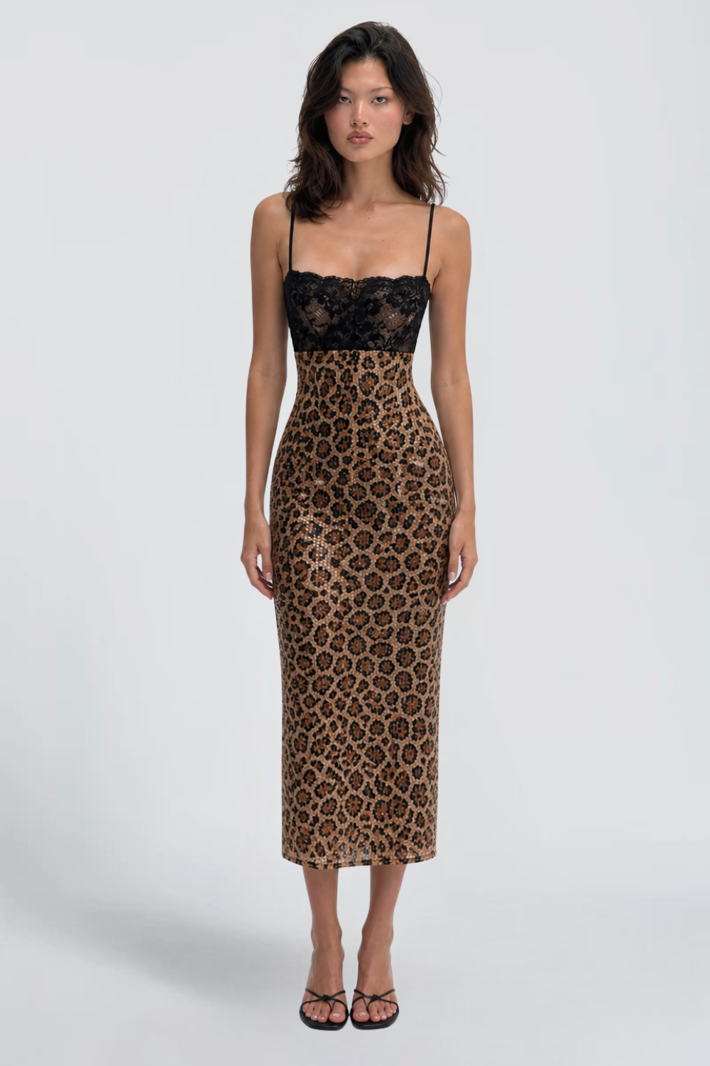 KAYO | MARIE LEOPARD PRINT MAXI DRESS