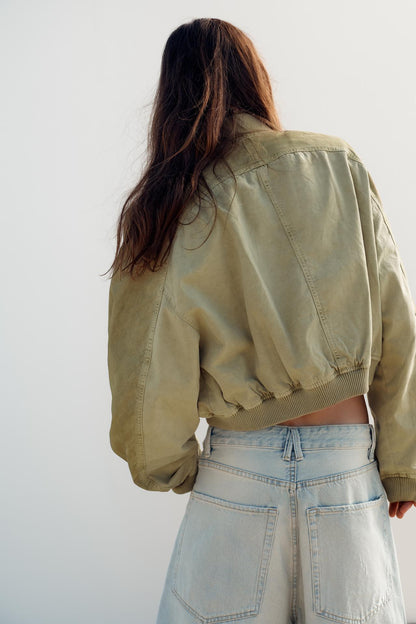 KAYO | BLOUSON BOMBER EFFET DÉLAVÉ