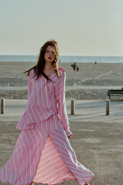 KAYO | ENSEMBLE OVERSIZE À RAYURE