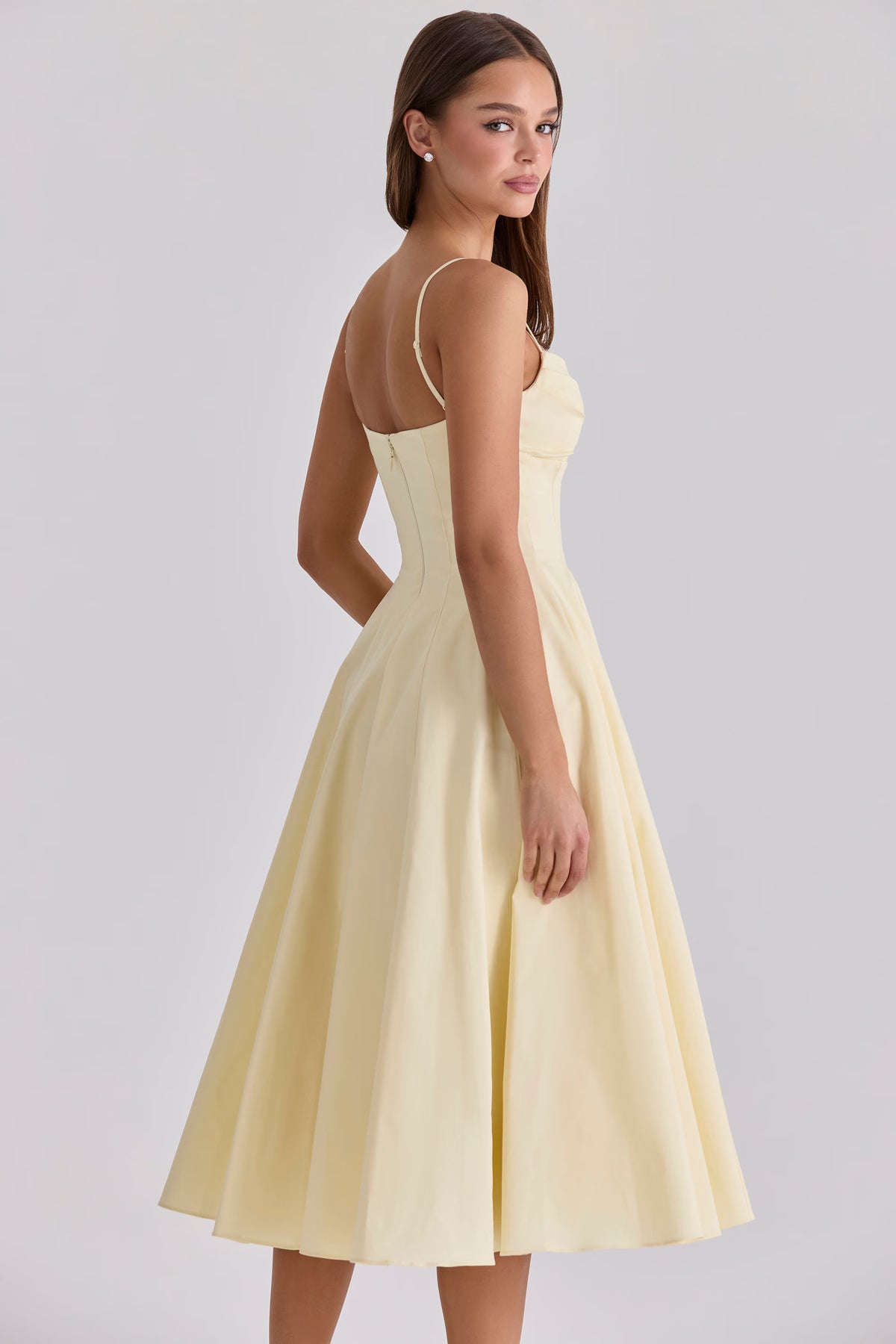 KAYO | ROBE COURTE  MIDI CITRON