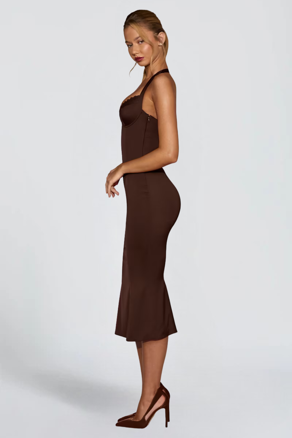 KAYO | ROBE MIDI ELYRA SATIN
