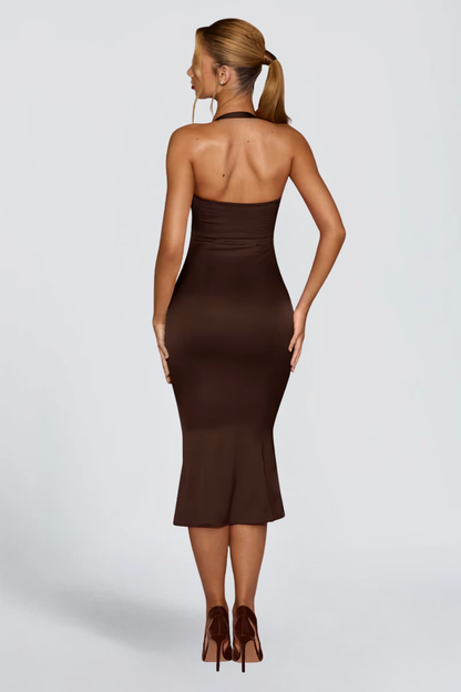 KAYO | ROBE MIDI ELYRA SATIN