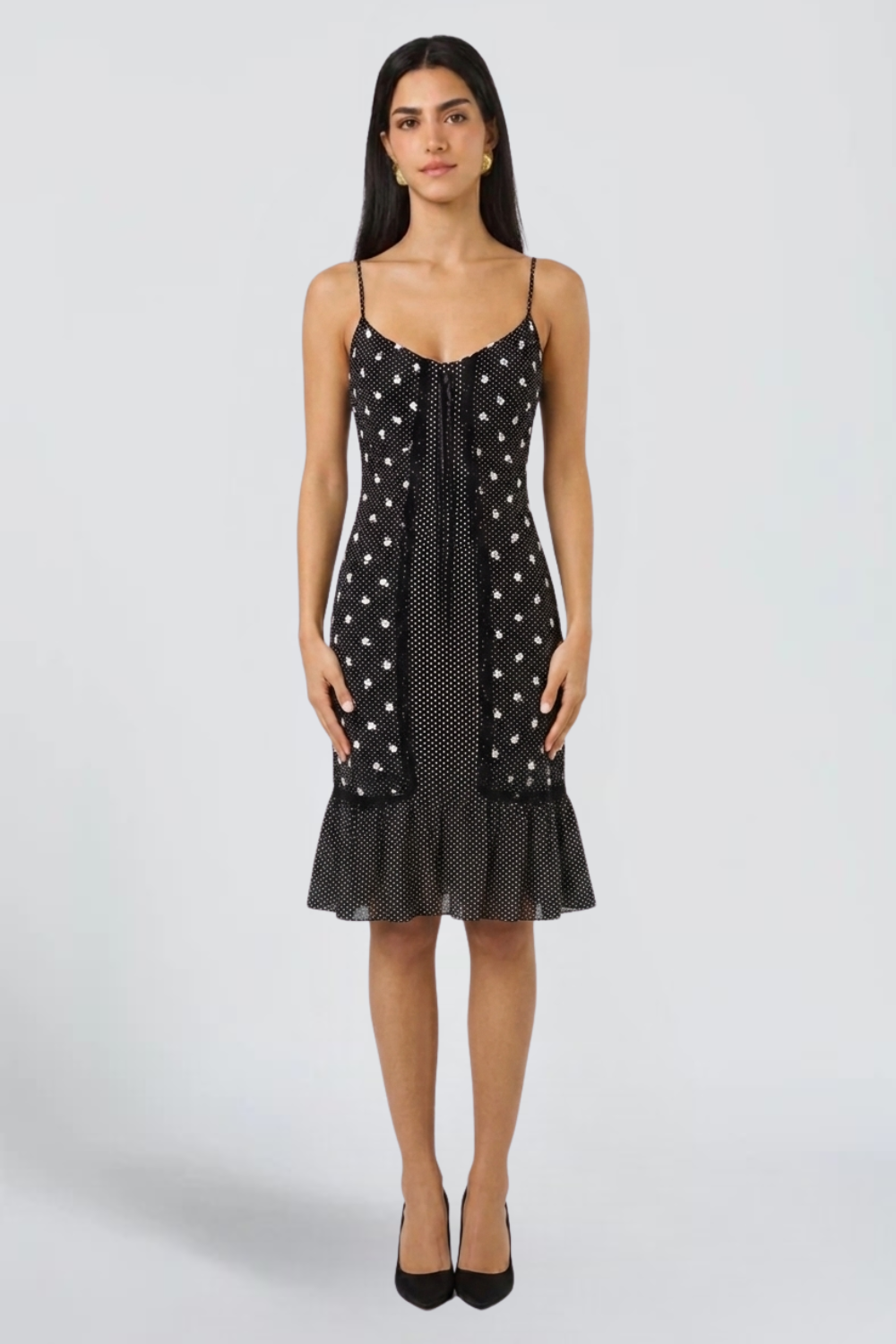 KAYO | ROBE COURTE CASUAL À POIS