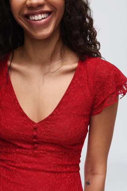 KAYO | ROBE MIDI DENTELLE