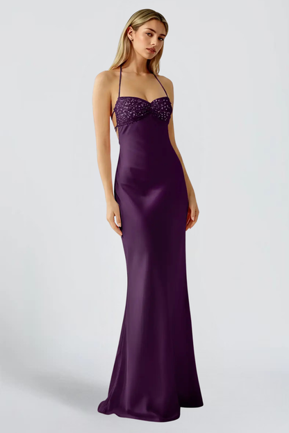 KAYO | ROBE LONGUE RAISIN
