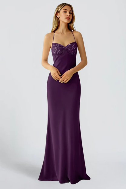 KAYO | ROBE LONGUE RAISIN