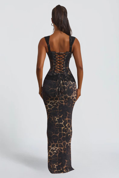 KAYO | MAXI JUPE LEOPARD