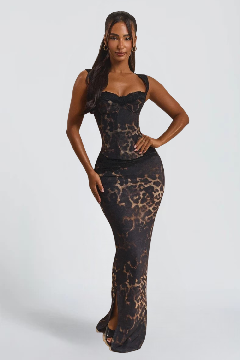 KAYO | MAXI JUPE LEOPARD