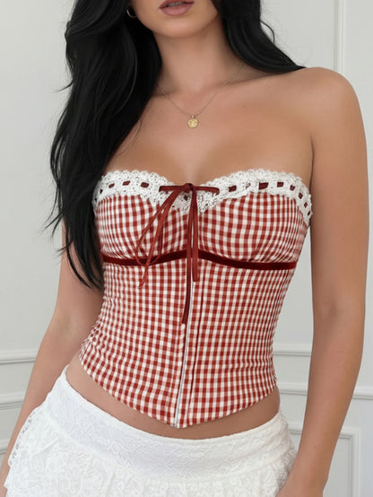 KAYO | CORSET FLORAL CARREAUX