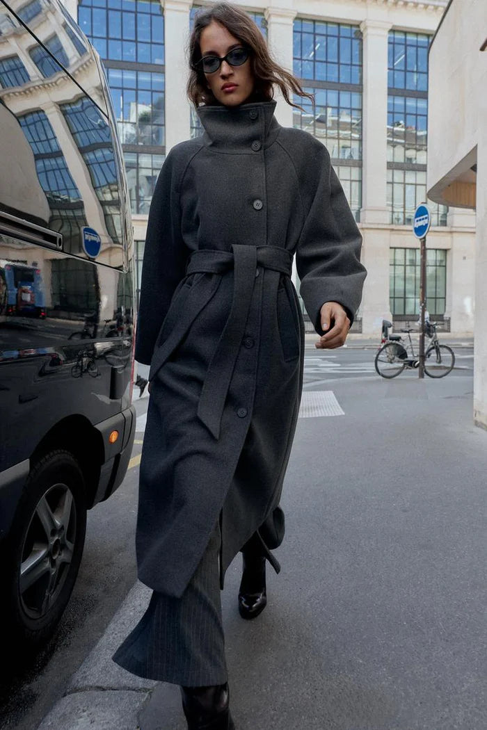 KAYO | MANTEAU LONG A COL