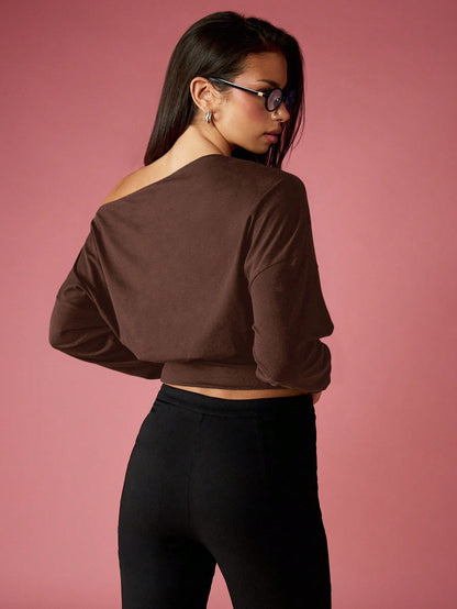 KAYO | PULL MANCHES LONGUES ÉPAULES DÉNUDÉES