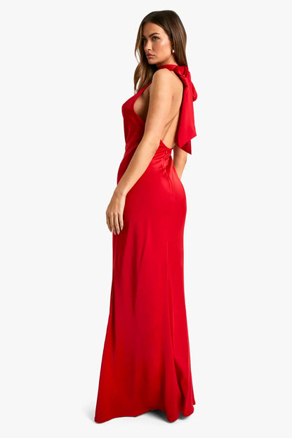 KAYO | VENISE LONG SATIN DRESS