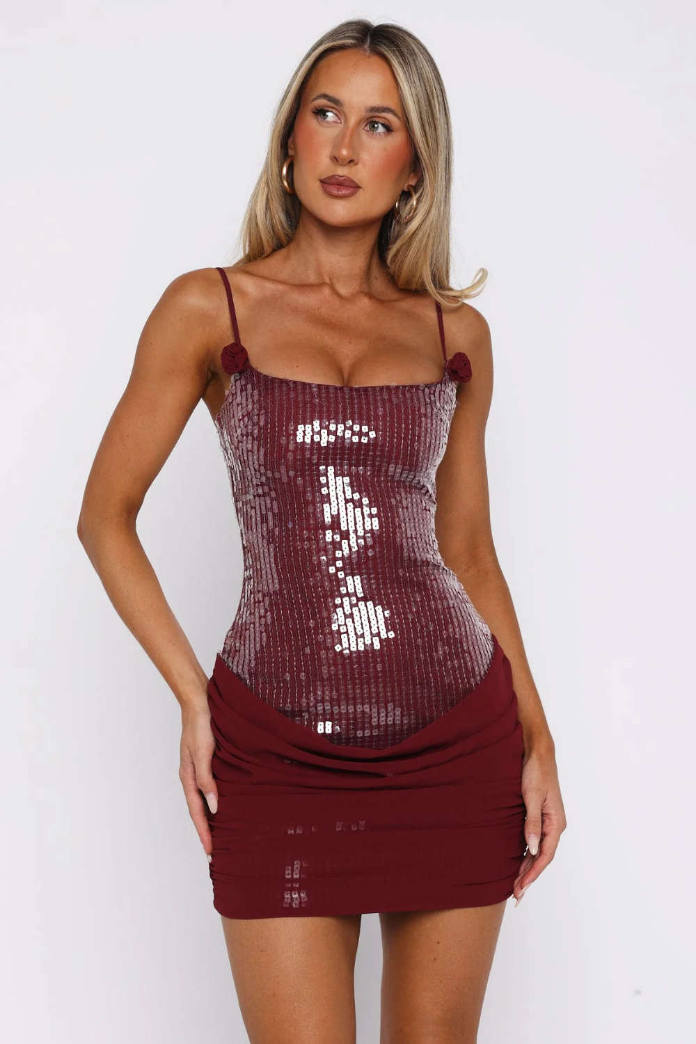 KAYO | ROBE COURTE À SEQUIN