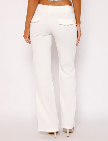 KAYO | WHITE CANVAS TROUSERS
