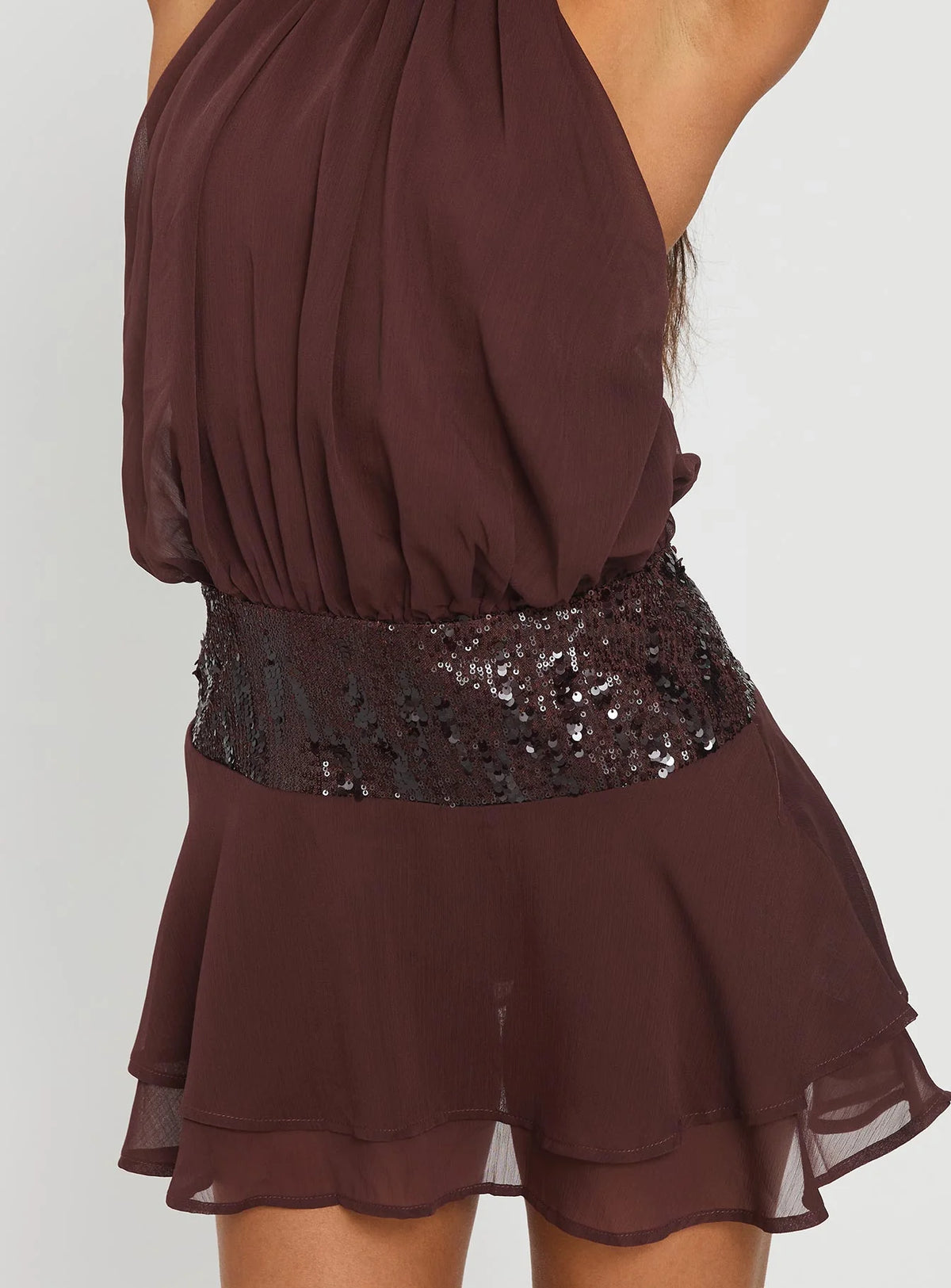 KAYO | ROBE COURTE ZENAYDA SEQUIN