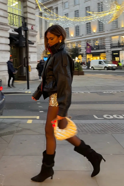 KAYO | BLOUSON EFFET CUIR