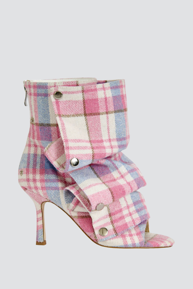 KAYO | BOTTES ROSE A CARREAUX