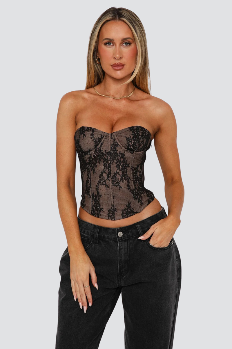KAYO | SHORT LACE CORSET