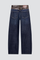 KAYO | JEANS DROIT LARGE TAILLE HAUTE CUIR