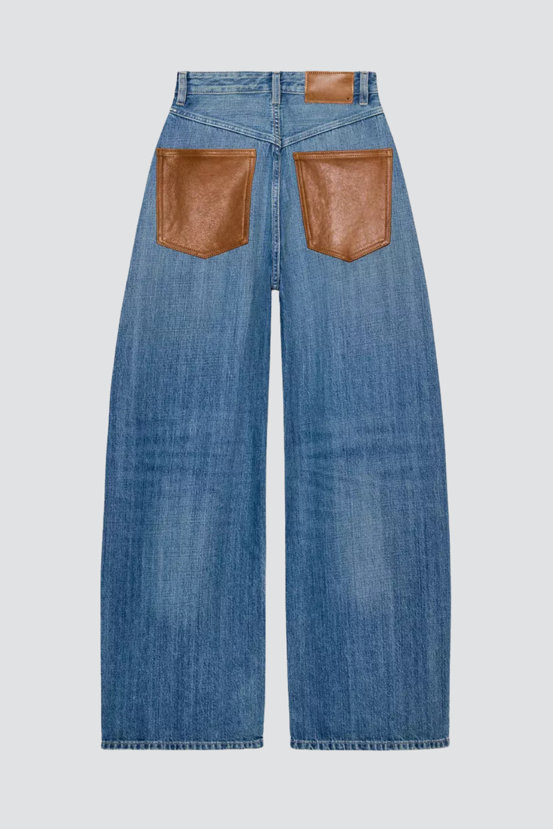 KAYO | LEATHER POCKET JEANS
