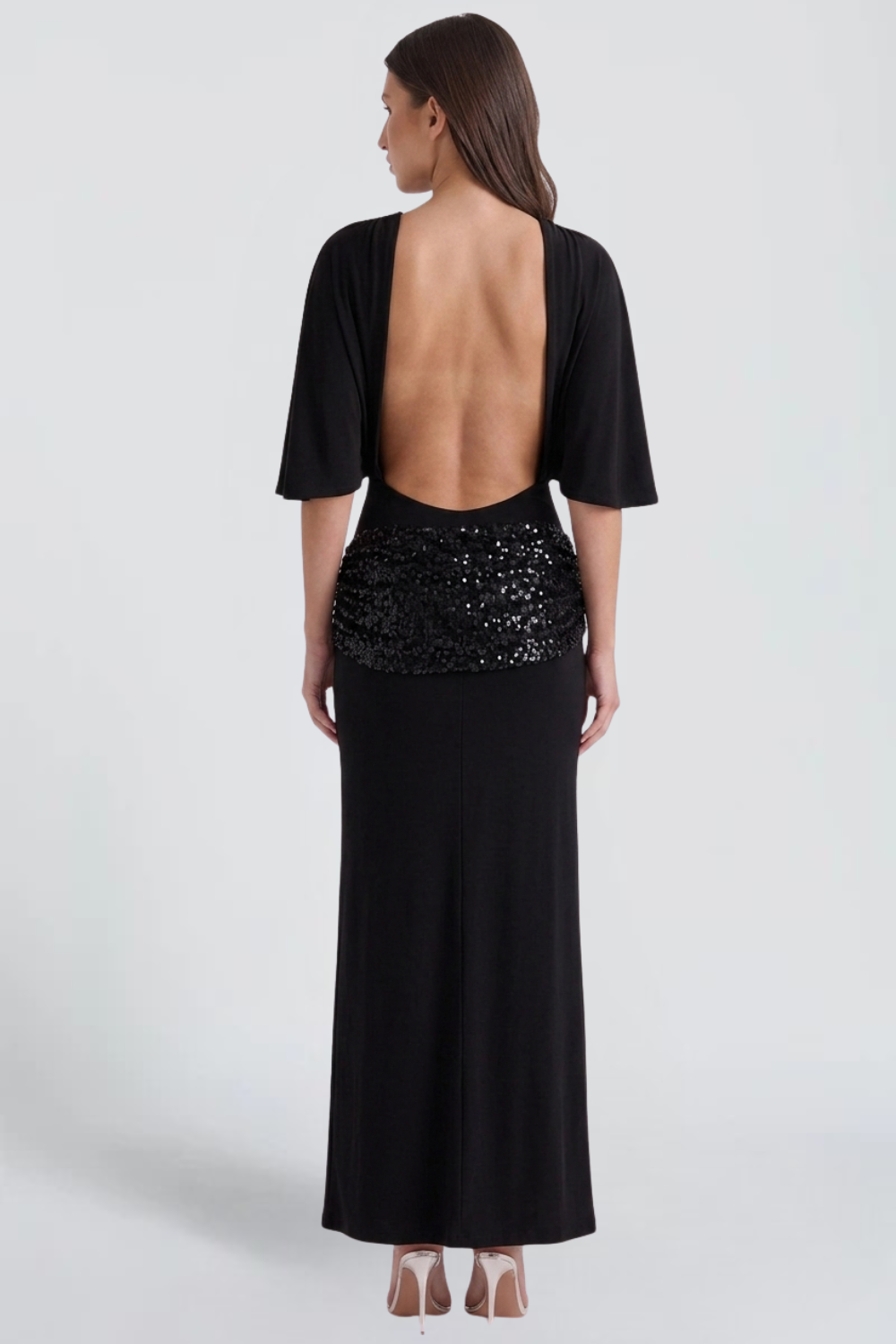 KAYO | ROBE LONGUE CEINTURE SEQUIN
