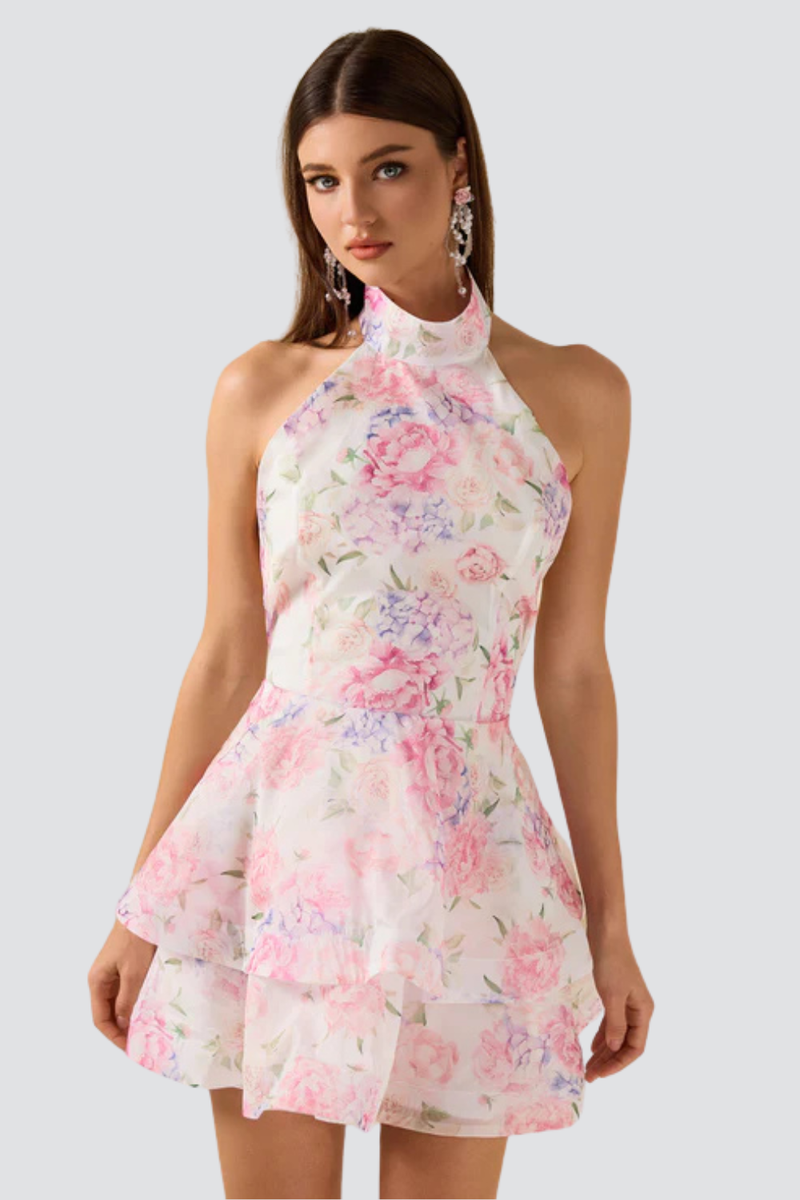 KAYO | SHORT FLORAL DRESS