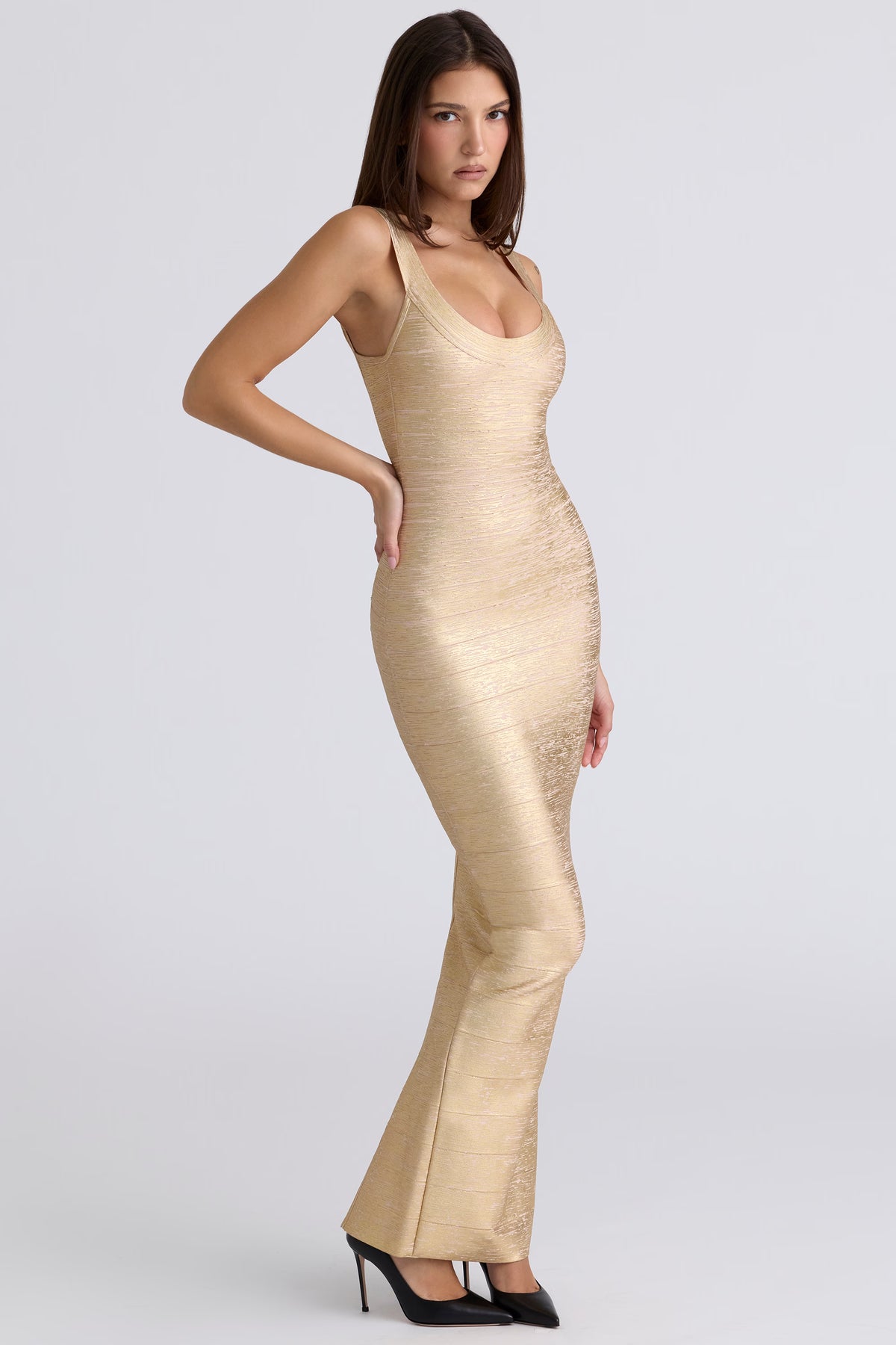 KAYO | CHAMPAGNE LONG DRESS